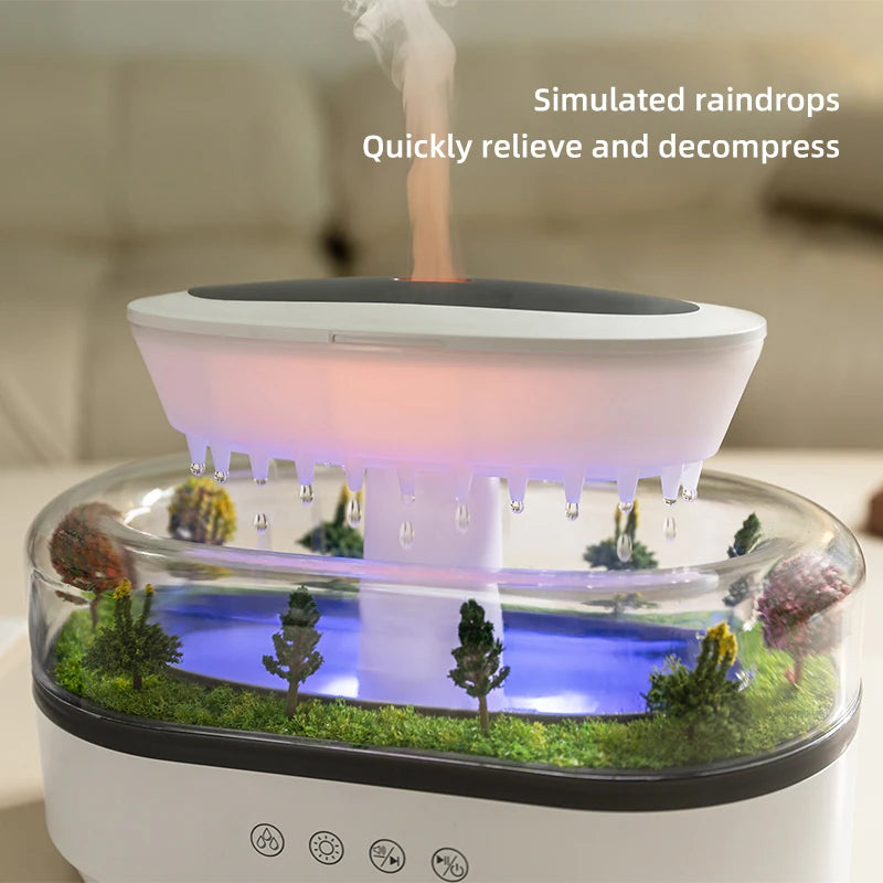 Essential Oil Diffuser & Mini Humidifier – 7 LED Night Lights, Aroma Sprayer for Yoga, Bedroom, Indoor Use, Perfect Birthday Gift