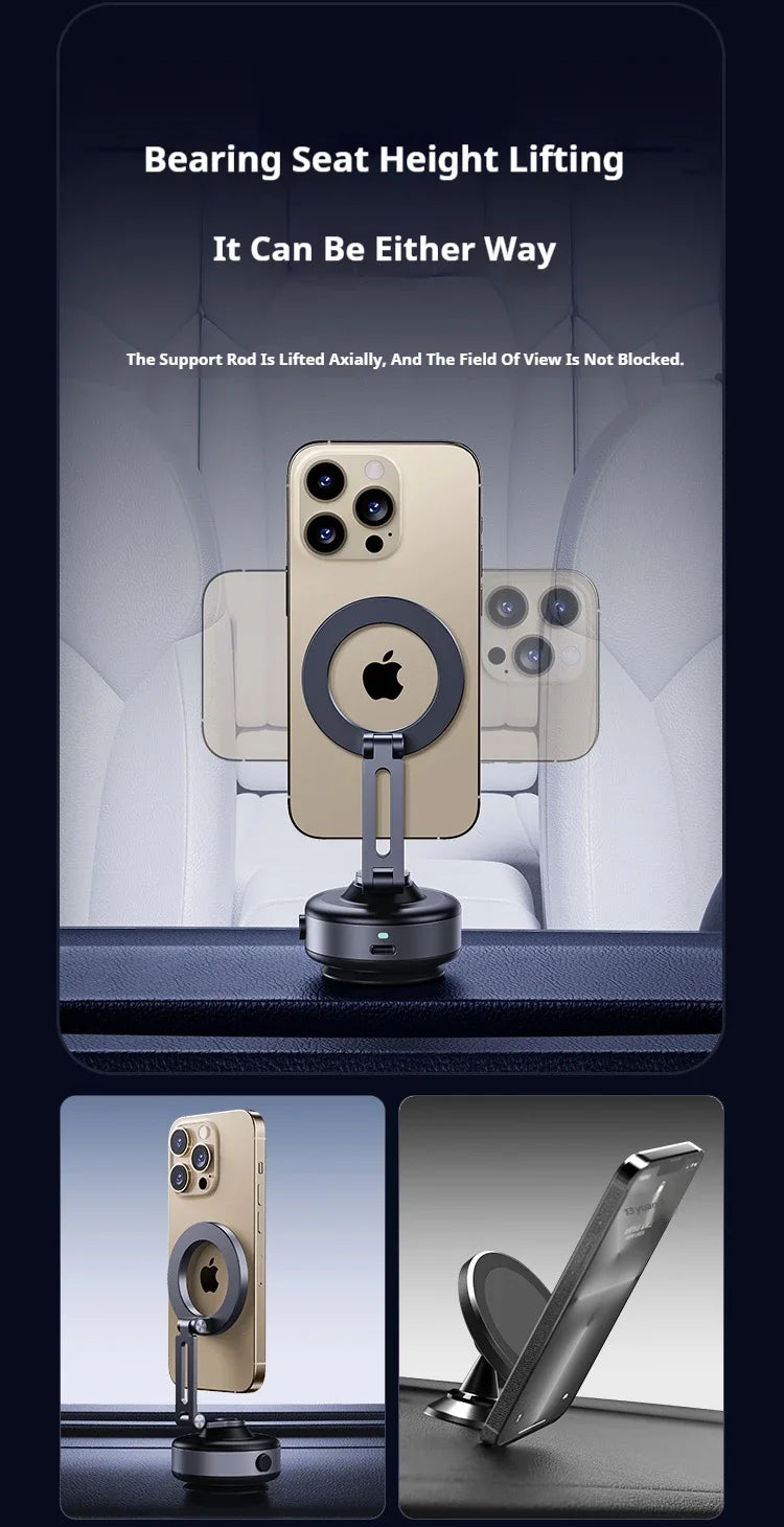 Car Magnetic Vacuum X94 & X93 Adsorption Bracket 360° Rotating, Electric Sucker Holder