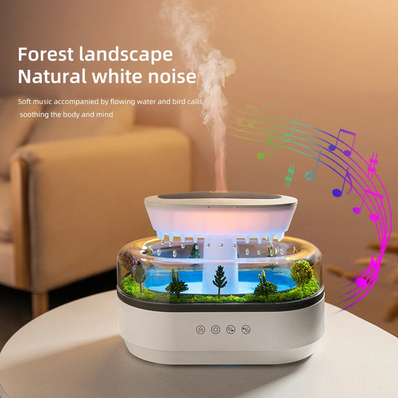 Essential Oil Diffuser & Mini Humidifier – 7 LED Night Lights, Aroma Sprayer for Yoga, Bedroom, Indoor Use, Perfect Birthday Gift