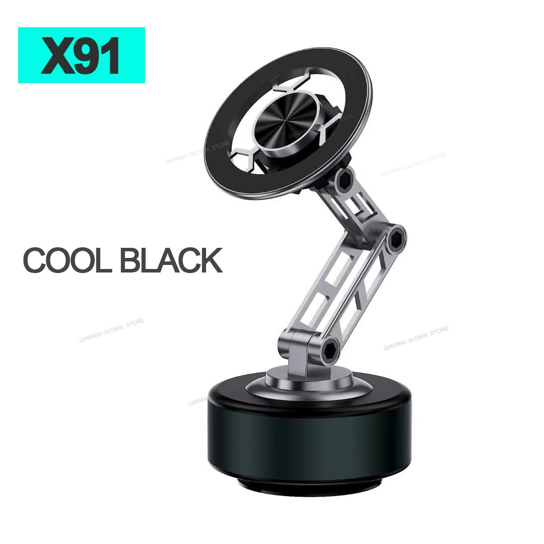 New X94 Magnetic Vacuum Adsorption Car Phone Holder 360° Rotating Strong Suction Holder for Mobile Phone Desktop Live Streaming