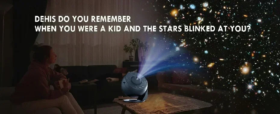 Starry Sky Night Light Galaxy Projector 360°Rotate Planetarium Lamp For Bedroom Valentines Day Gift Wedding Send 13 Sets Of Film