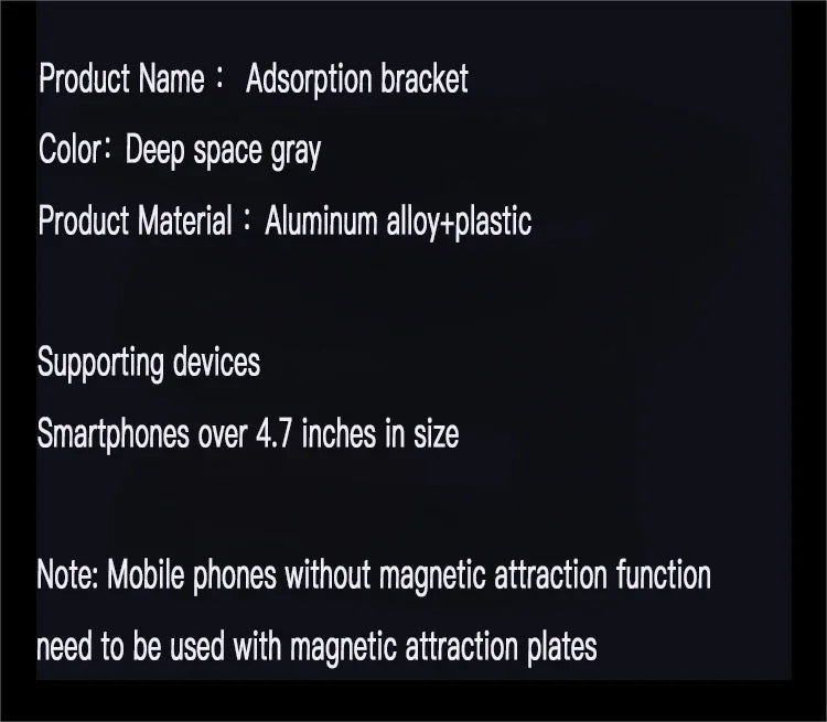 Car Magnetic Vacuum X94 & X93 Adsorption Bracket 360° Rotating, Electric Sucker Holder