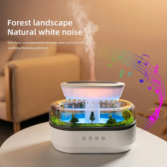 Essential Oil Diffuser & Mini Humidifier – 7 LED Night Lights, Aroma Sprayer